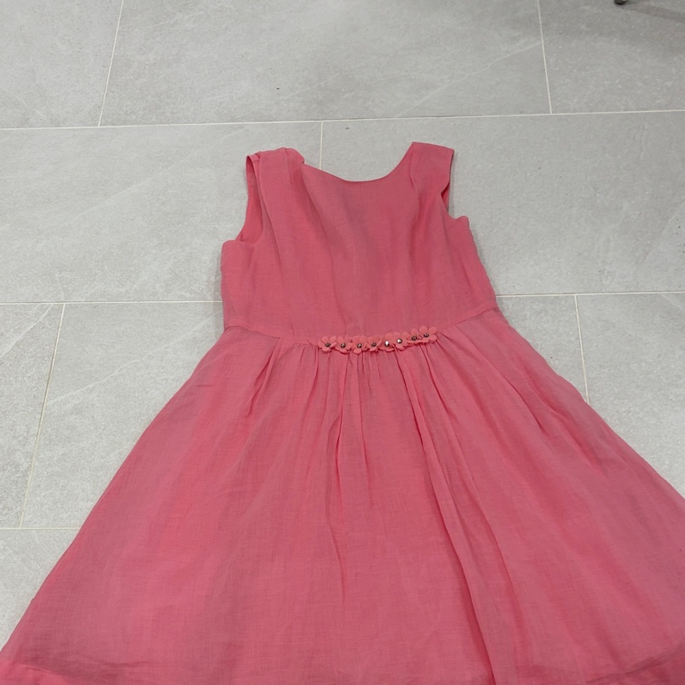 J. Crew Coral Sleeveless Kids Dress